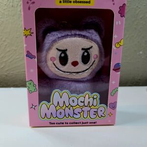 Purple Mochi Monster Plush Toy